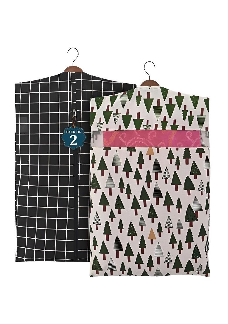 Black Set Of 2 Regular Multi Utility Organisers