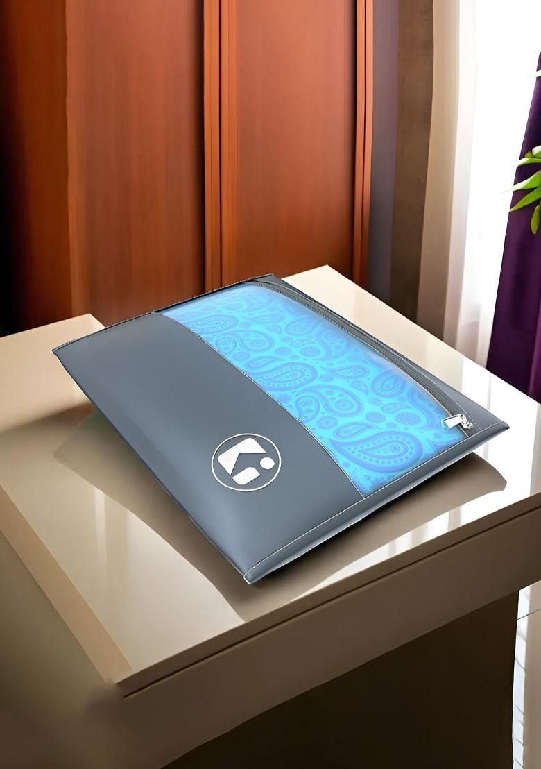 Grey Set Of 3 Parachute Waterproof Saree Cover And Travel Storage Bag Organisers