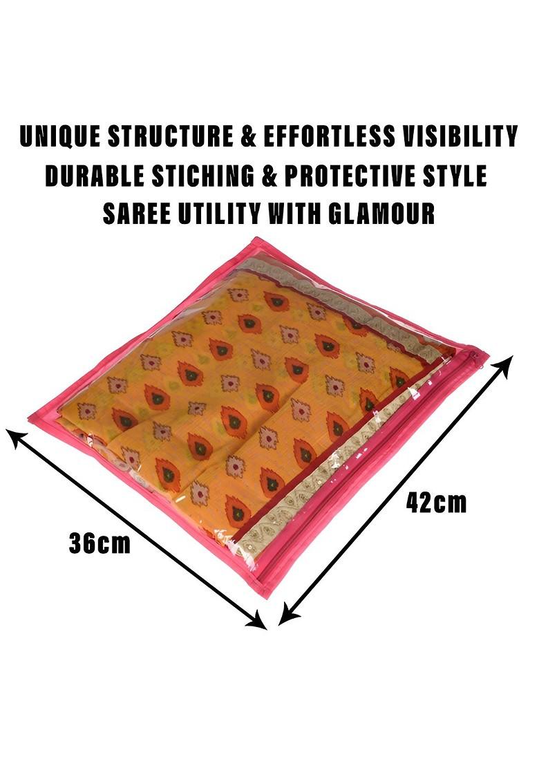 Pink 24 Pieces Saree Cover Organisers