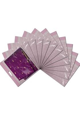 Pink Set Of 12 Regular Suit Wardrobe Saree Cover Organisers