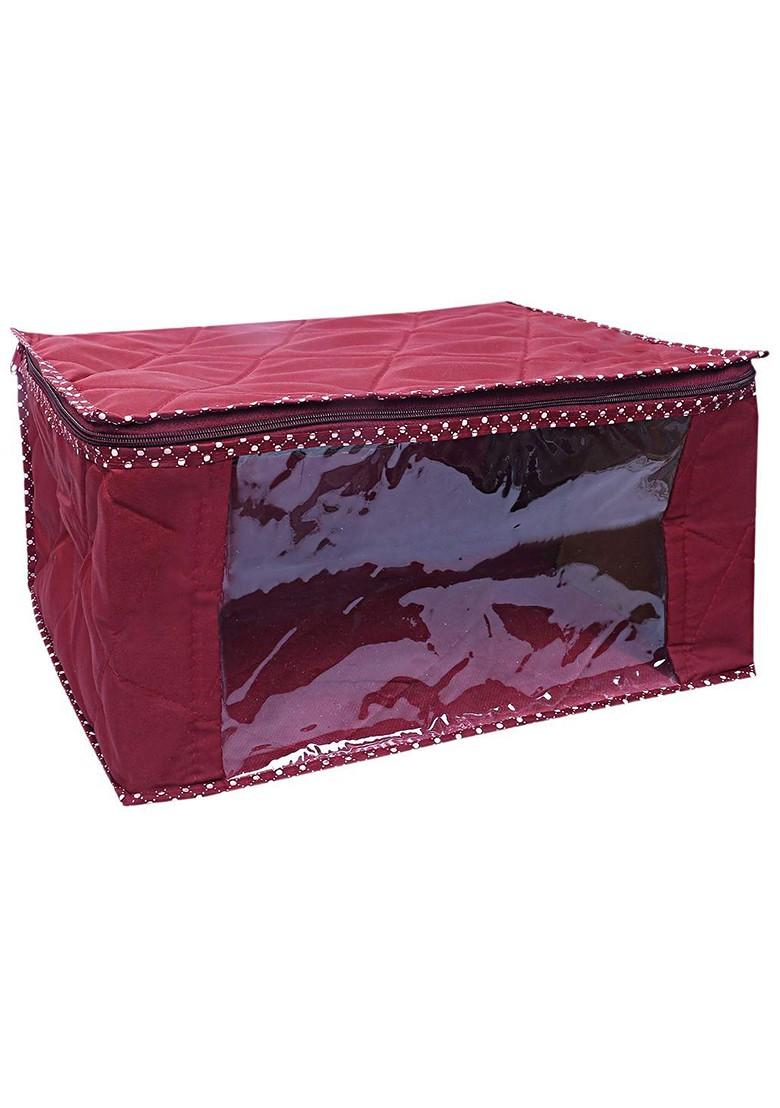 Maroon Set Of 3 Regular Multi Utility Organisers