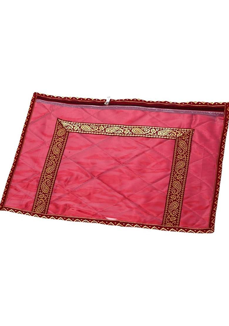 Maroon Set Of 4 Regular Multi Utility Organisers