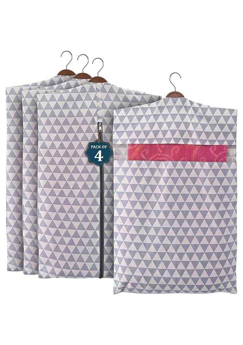 Grey Set Of 4 Regular Multi Utility Organisers