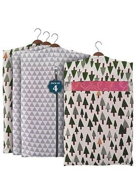 Grey Set Of 4 Regular Multi Utility Organisers