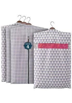 Grey Set Of 4 Regular Multi Utility Organisers