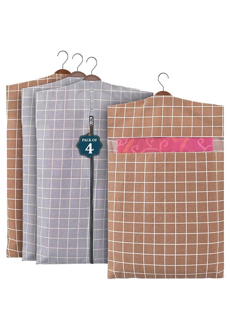 Grey Set Of 4 Regular Multi Utility Organisers