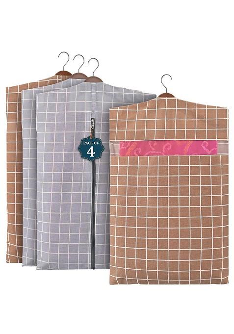 Grey Set Of 4 Regular Multi Utility Organisers