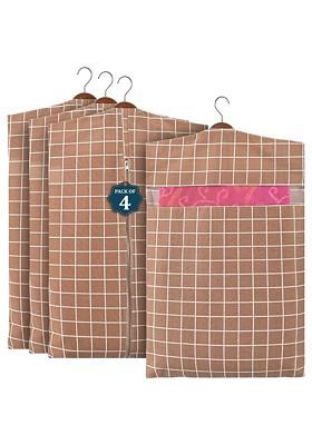 Brown Set Of 4 Regular Multi Utility Organisers