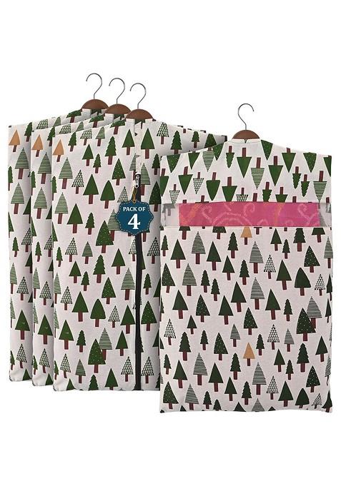 Green Set Of 4 Regular Multi Utility Organisers