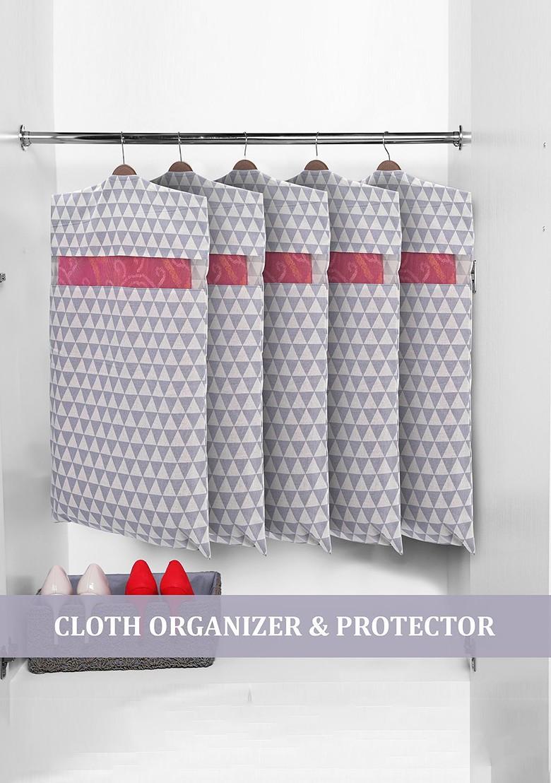 Grey Set Of 4 Regular Multi Utility Organisers