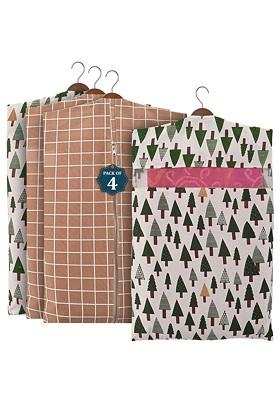 Brown Set Of 4 Regular Multi Utility Organisers