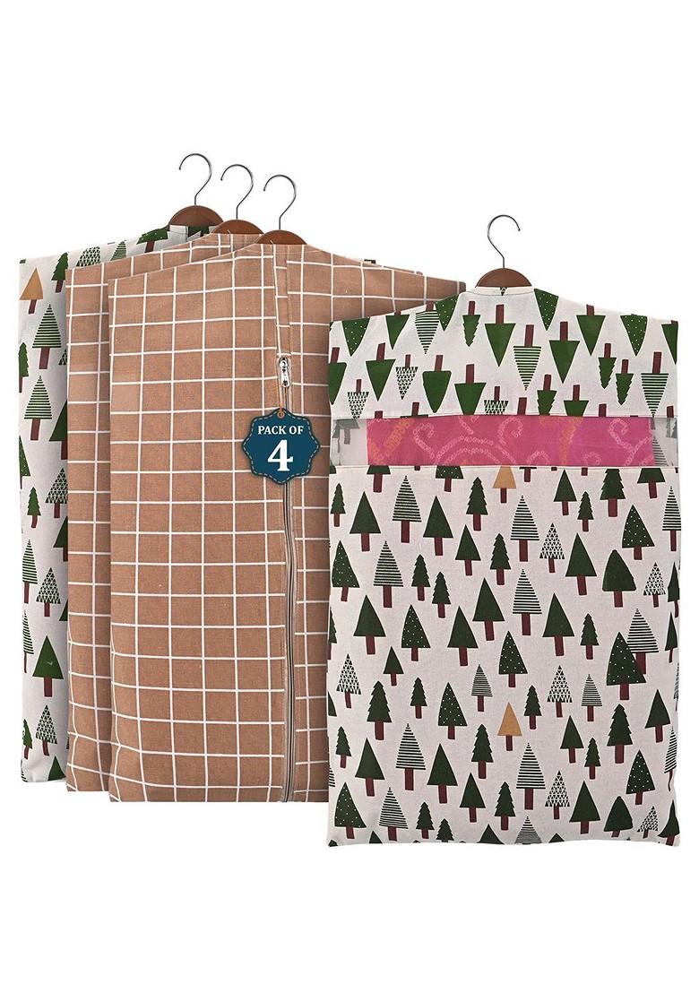 Brown Set Of 4 Regular Multi Utility Organisers