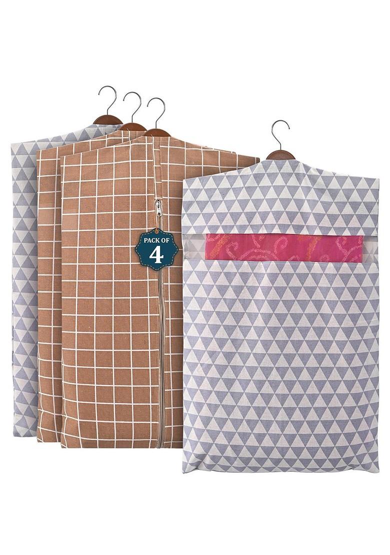 Brown Set Of 4 Regular Multi Utility Organisers