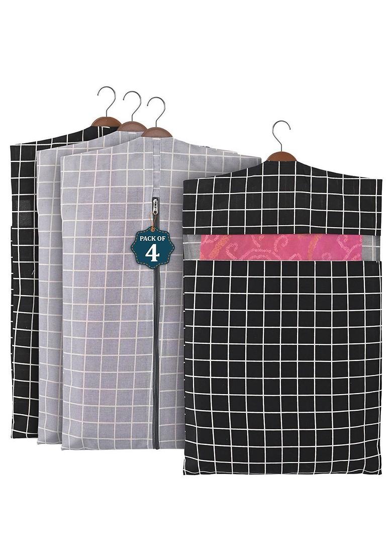 Grey Set Of 4 Regular Multi Utility Organisers