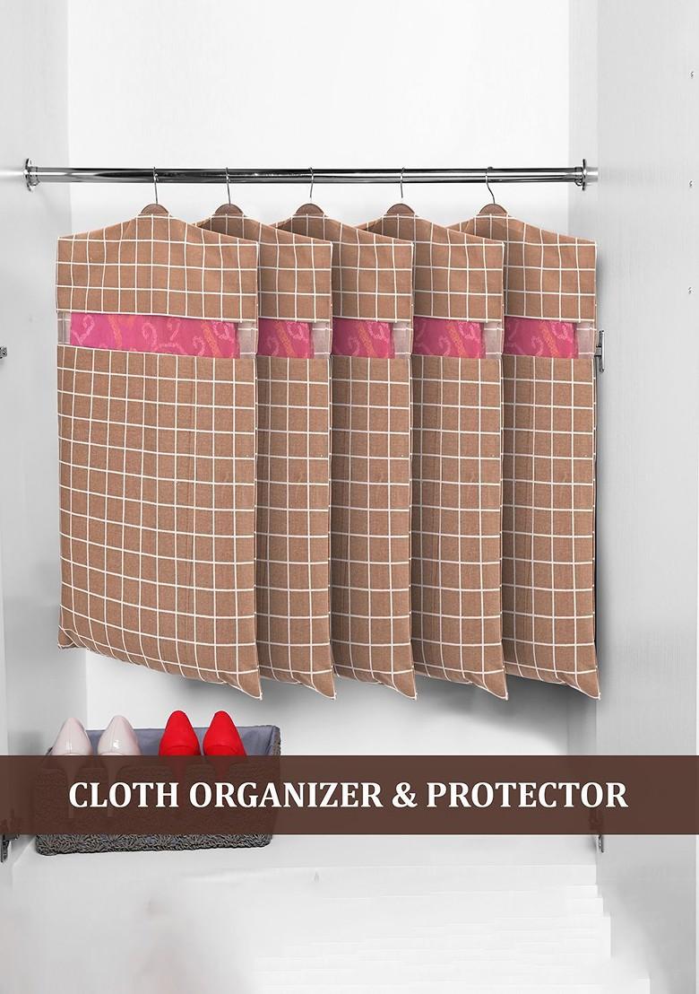 Brown Set Of 4 Regular Multi Utility Organisers