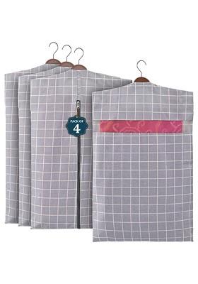 Grey Set Of 4 Regular Multi Utility Organisers