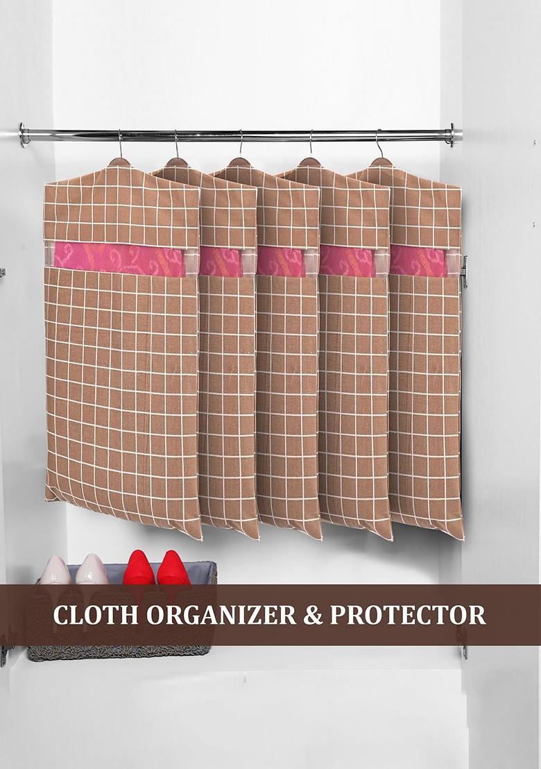 Brown Set Of 4 Regular Multi Utility Organisers