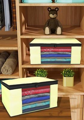 Cream Coloured Set Of 24 Regular Drawer Organiser Organisers