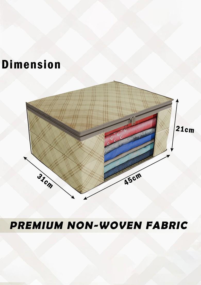 Cream Coloured Set Of 9 Regular Drawer Organiser Organisers