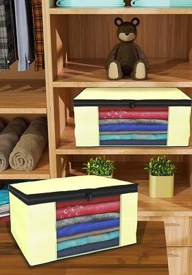 Cream Coloured Set Of 24 Regular Drawer Organiser Organisers