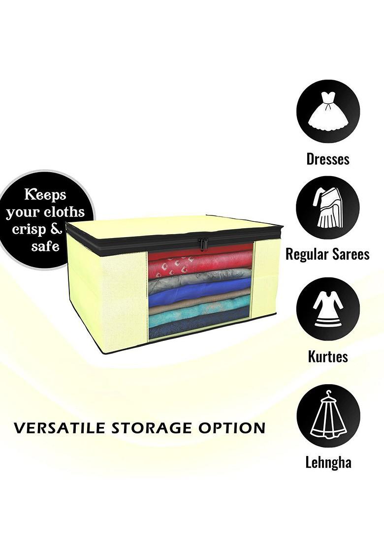 Cream Coloured Set Of 24 Regular Drawer Organiser Organisers