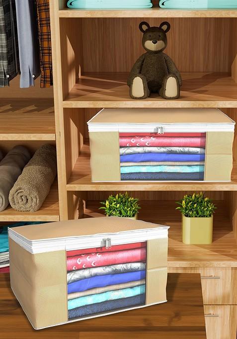 Brown Set Of 24 Regular Drawer Organiser Organisers