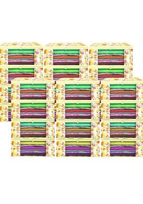 Cream Coloured Set Of 24 Regular Drawer Organiser Organisers