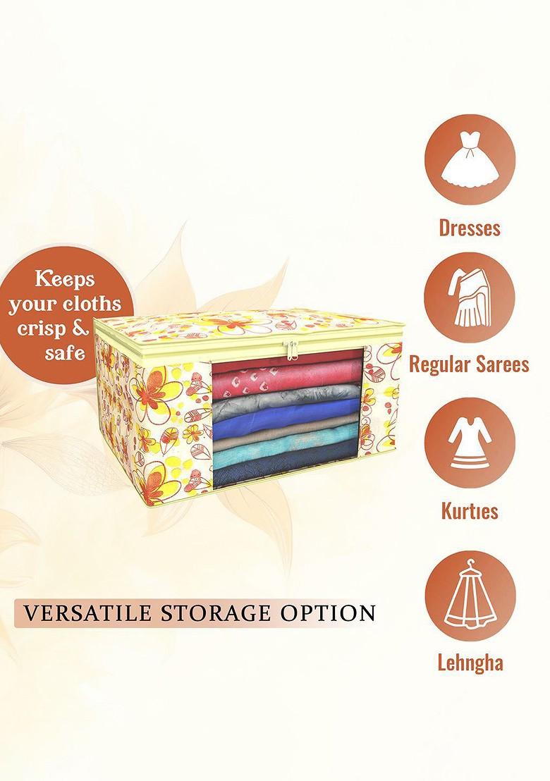 Cream Coloured Set Of 24 Regular Drawer Organiser Organisers