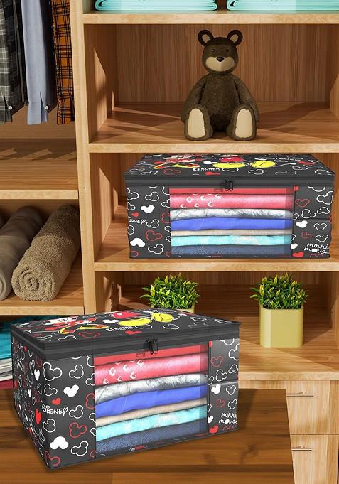 Black Set Of 12 Regular Drawer Organiser Organisers