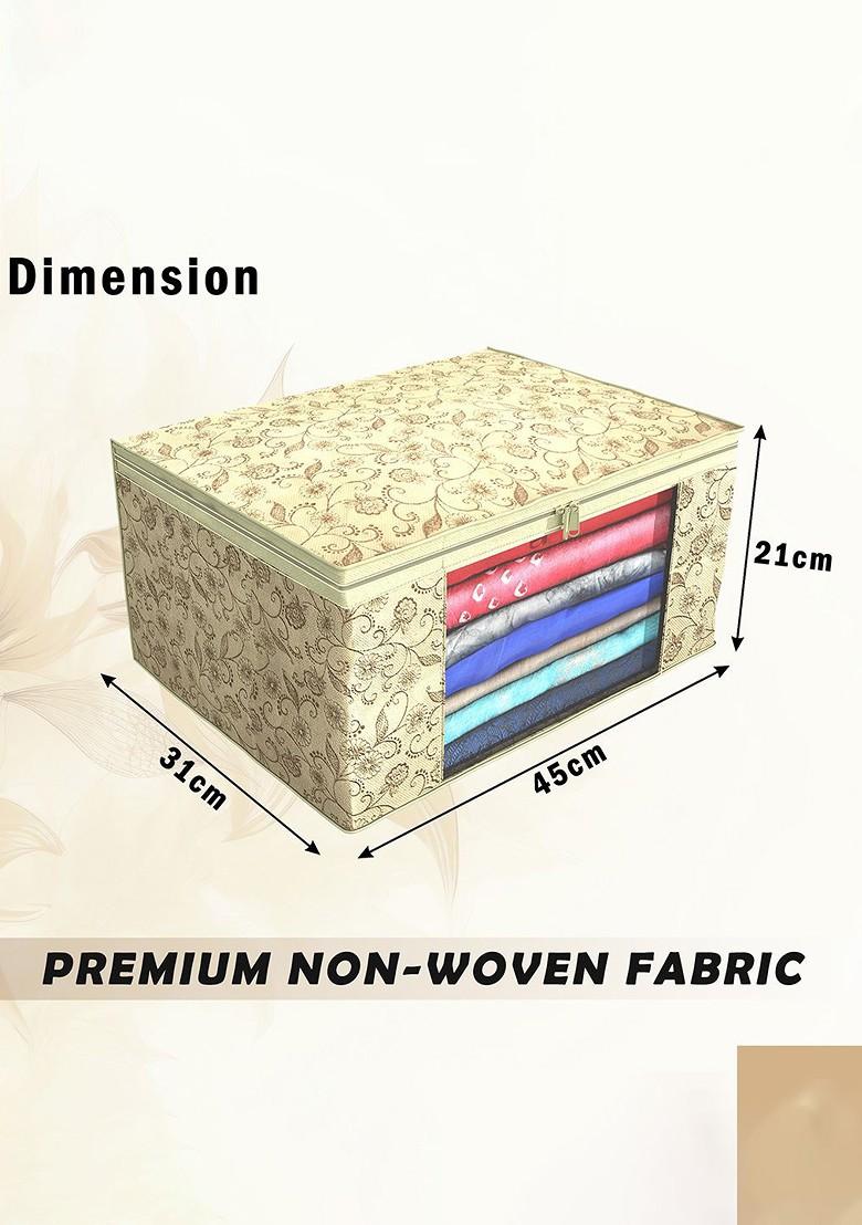 Cream Coloured Set Of 24 Regular Drawer Organiser Organisers