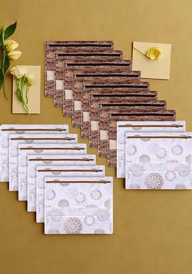 Brown 16 Pieces Reusable Saree Cloth Bag Organisers