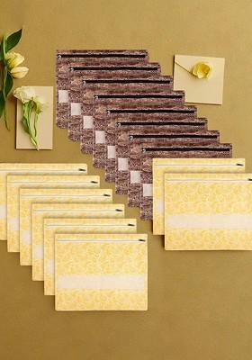 Brown 16 Pieces Reusable Saree Cloth Organisers