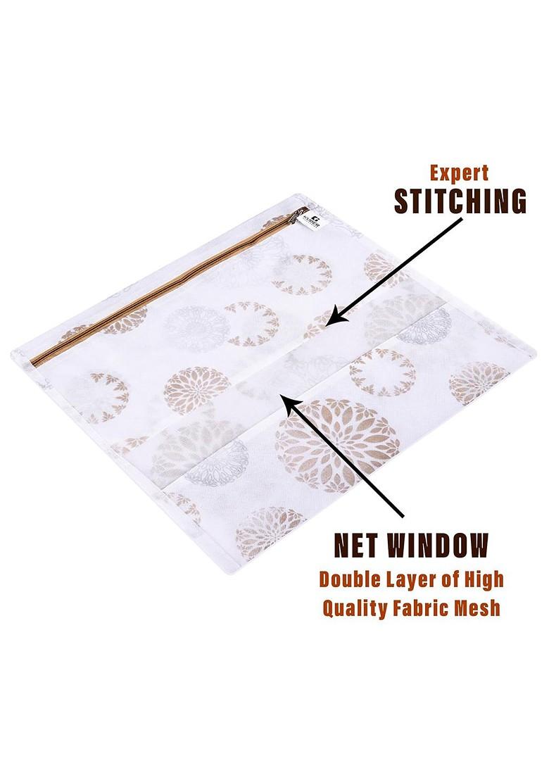 White 25 Pieces Reusable Saree Cloth Organiser