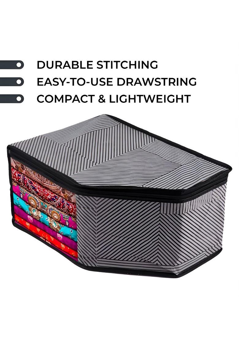 Grey And Black 6 Pieces Reusable Multi Utility Organisers