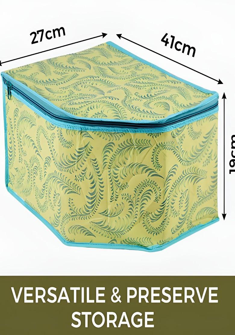 Green And Blue 6 Pieces Reusable Multi Utility Organisers