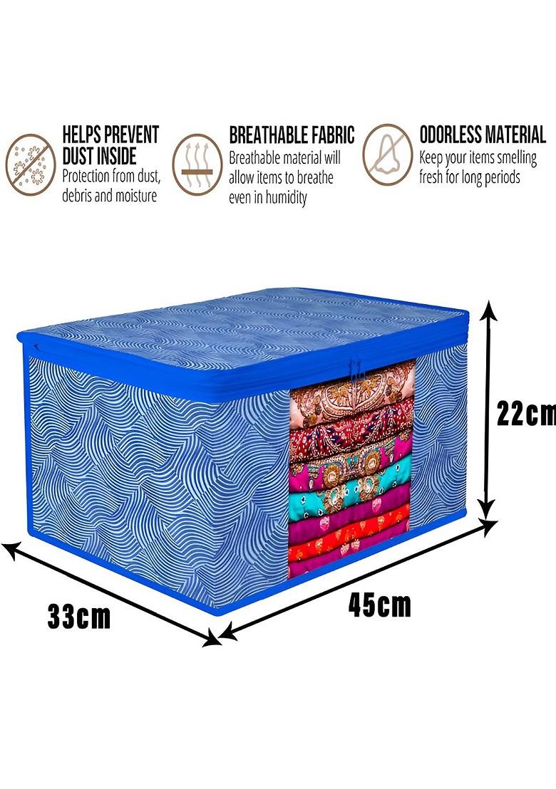 Blue 6 Pieces Reusable Multi Utility Organisers