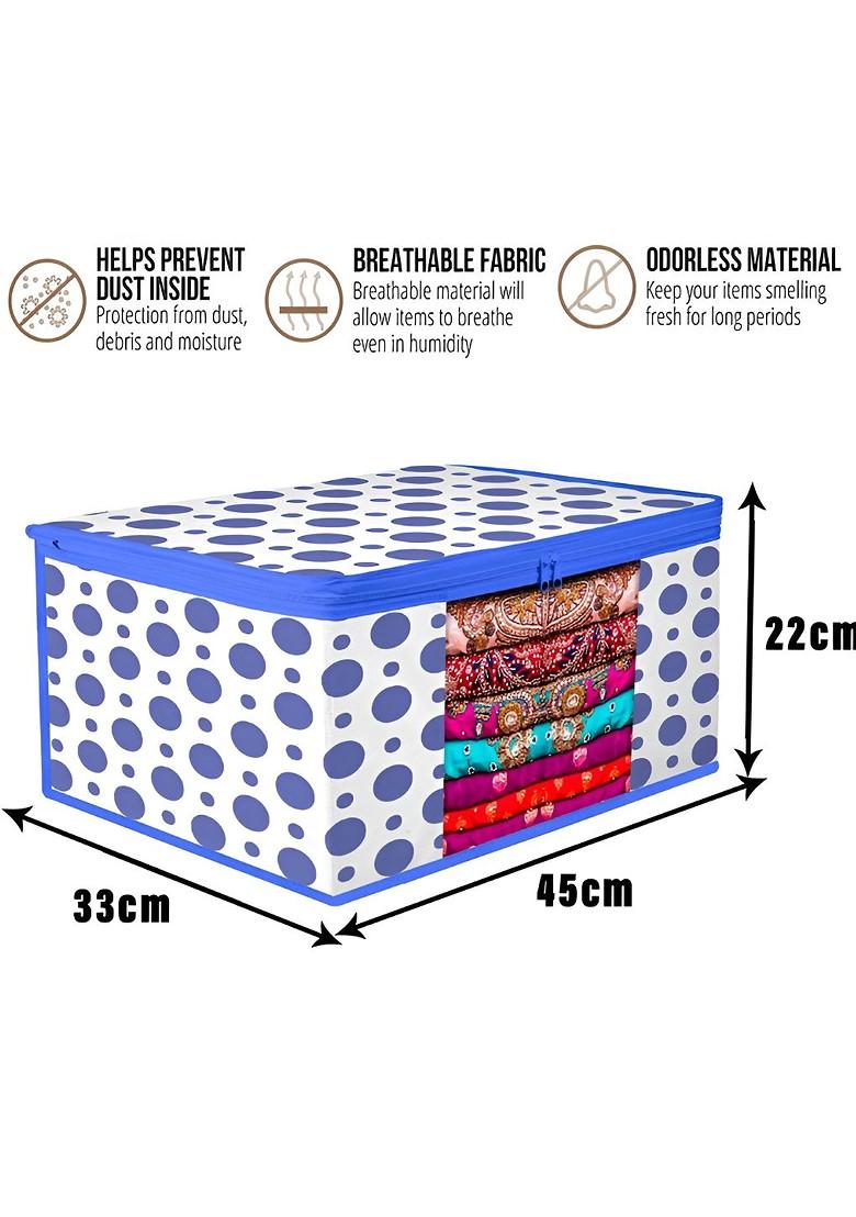 Blue And White 6 Pieces Reusable Multi Utility Organisers