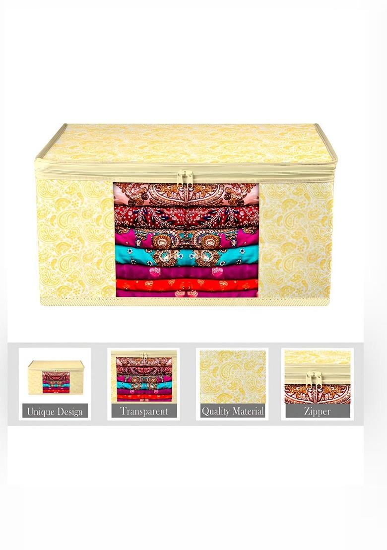 Yellow 6 Pieces Reusable Multi Utility Organisers