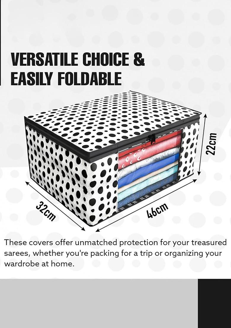 Set Of 6 Clothes Organizer For Wardrobe Storage Organizer Saree Covers