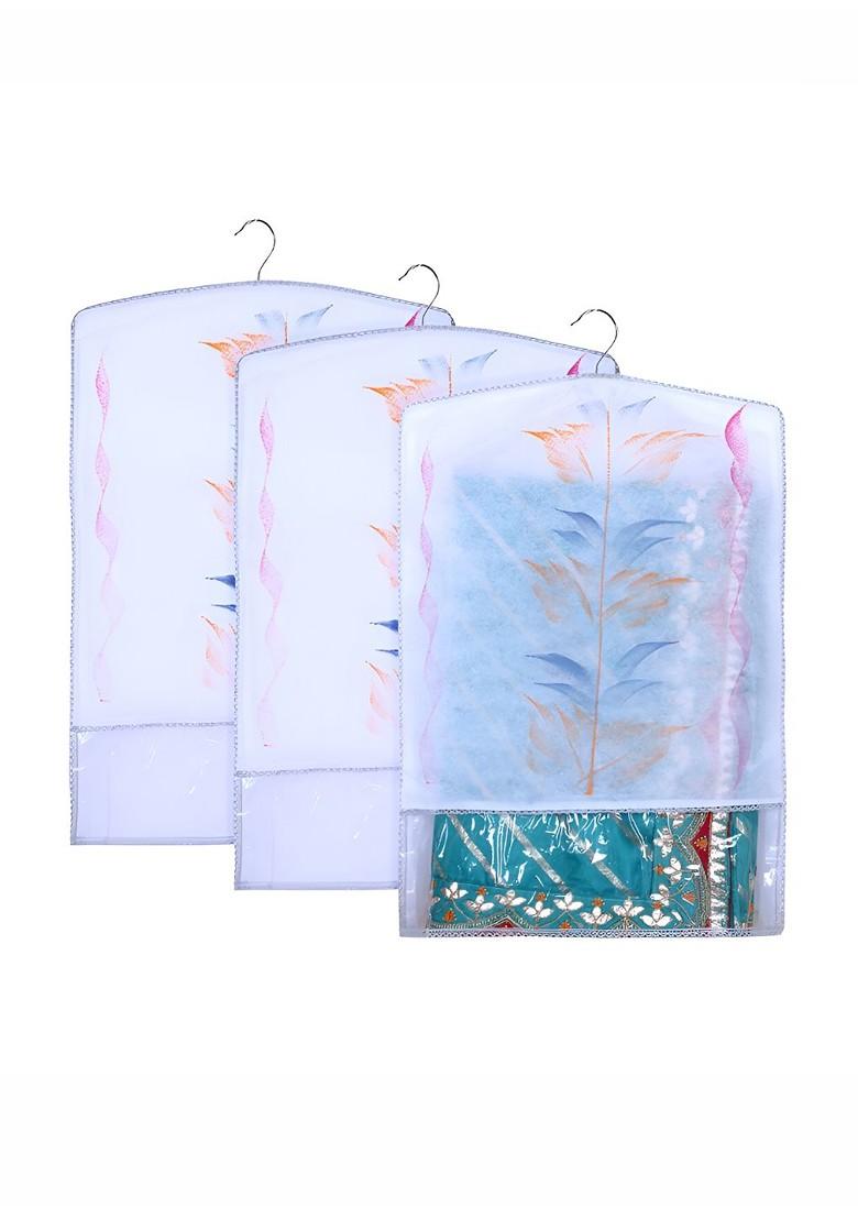 Grey And Blue 3 Pieces Regular Multi Utility Organisers