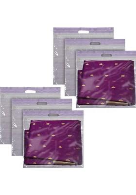 Purple Set Of 6 Regular Multi Utility Organisers