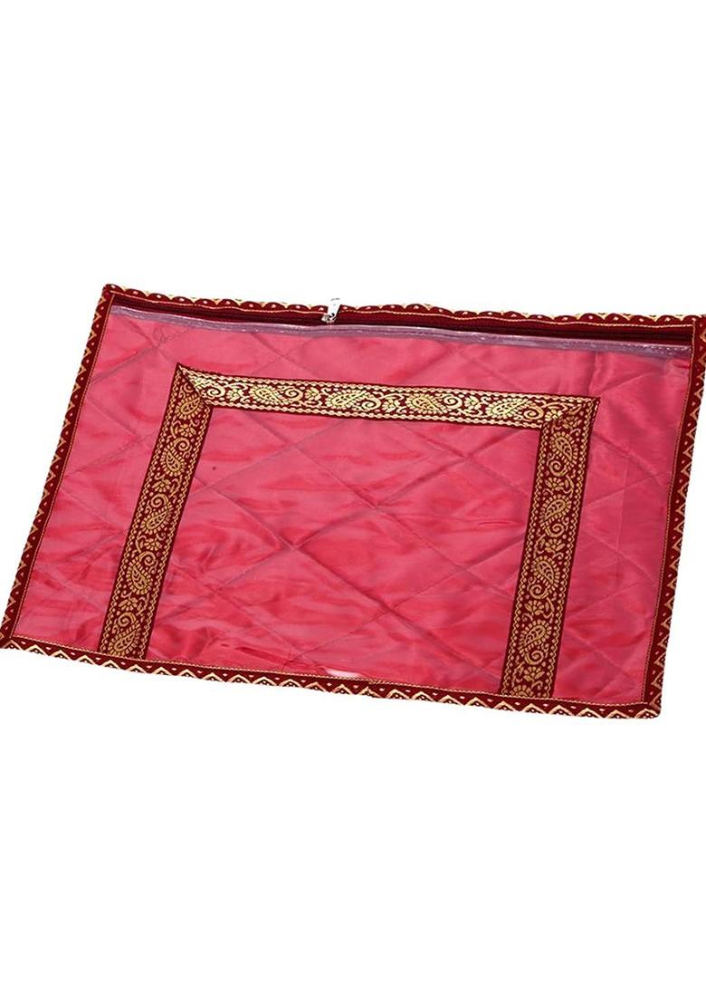 Maroon Set Of 2 Regular Multi Utility Organisers