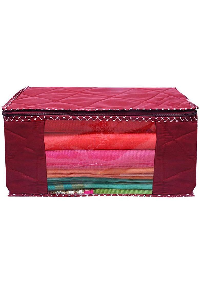 Maroon Set Of 2 Regular Multi Utility Organisers