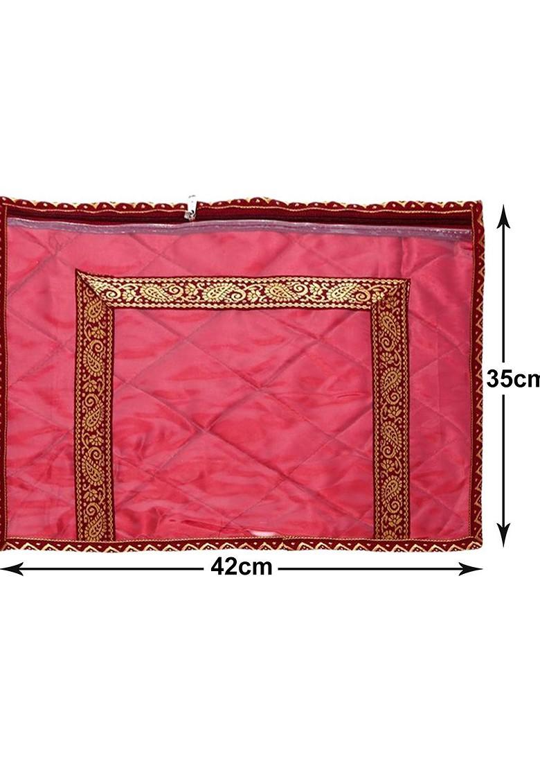 Maroon Set Of 2 Regular Multi Utility Organisers