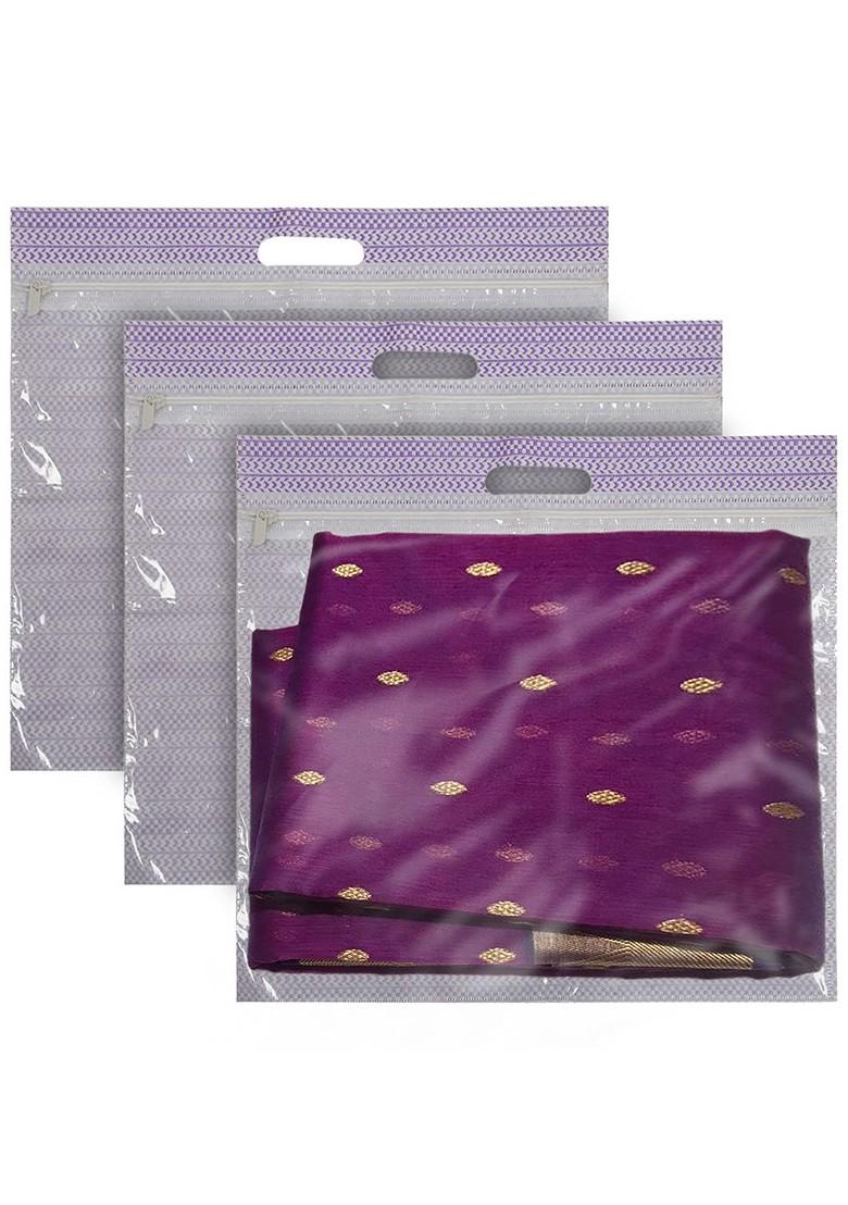 Purple Set Of 3 Regular Multi Utility Organisers
