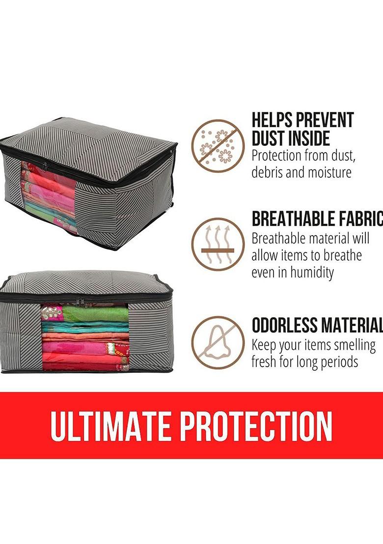 Grey Set Of 3 Regular Multi Utility Organisers