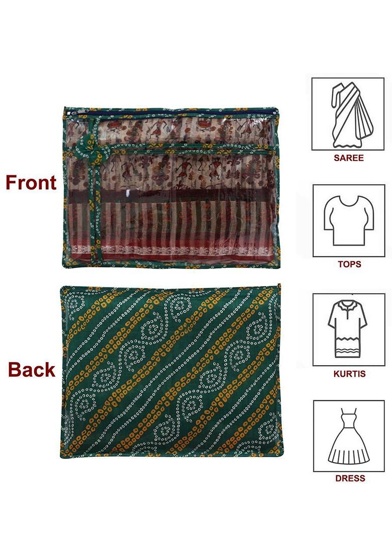 Green Set Of 3 Regular Multi Utility Organisers