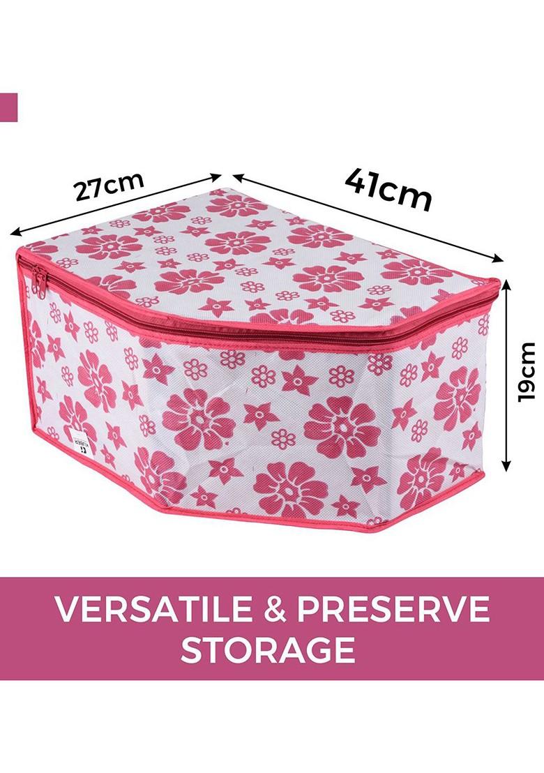 Pink Set Of 4 Regular Multi Utility Organisers