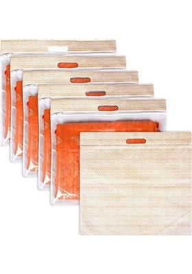 Brown Set Of 6 Regular Multi Utility Organisers