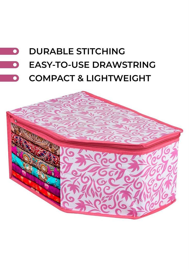 Pink Set Of 4 Regular Multi Utility Organisers